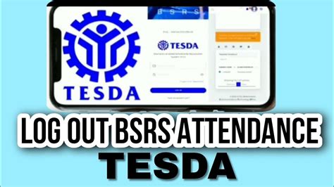 tesda bsrs attendance login password|Logging Out Attendance in BSRS TESDA .